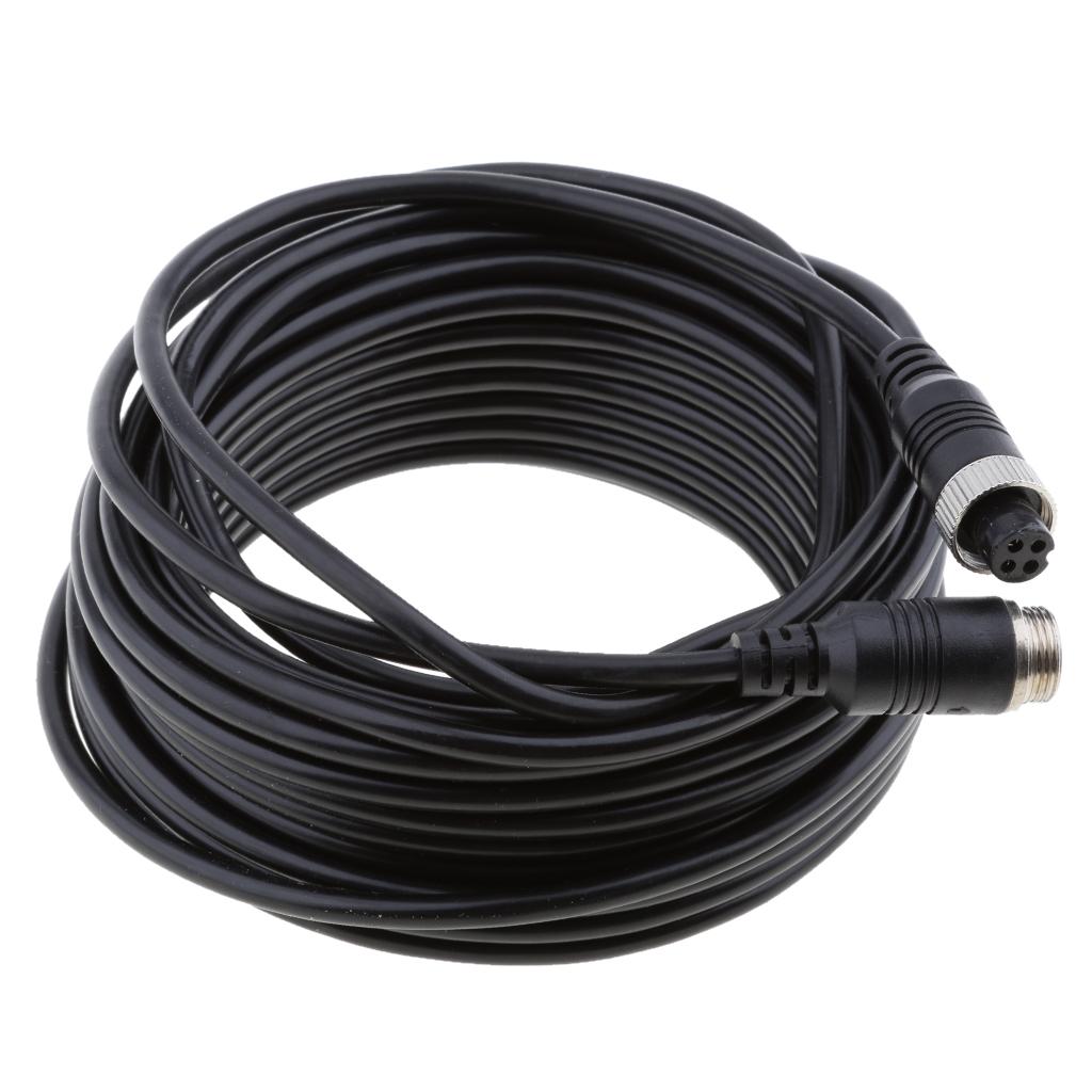4pin Aviation Video Extension Cable for Car Rear Vehicle Backup Camera 10m