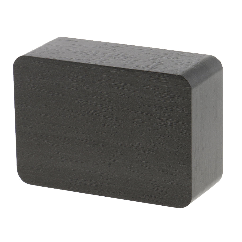 Desktop LED Wooden Alarm Clock Sound Control Electronic Home clock black