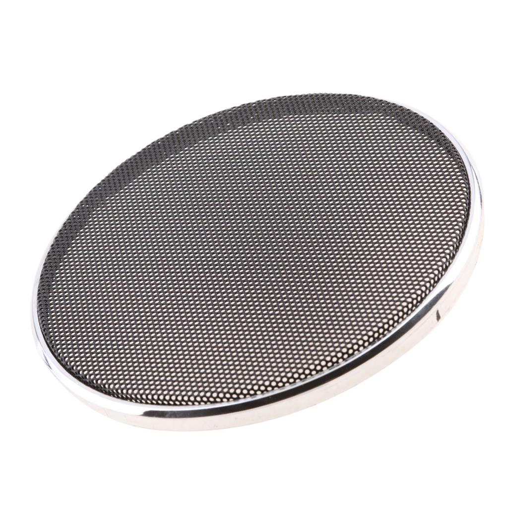 Speaker Decorative Circle Black Protective Cover Grille Mesh 8inch