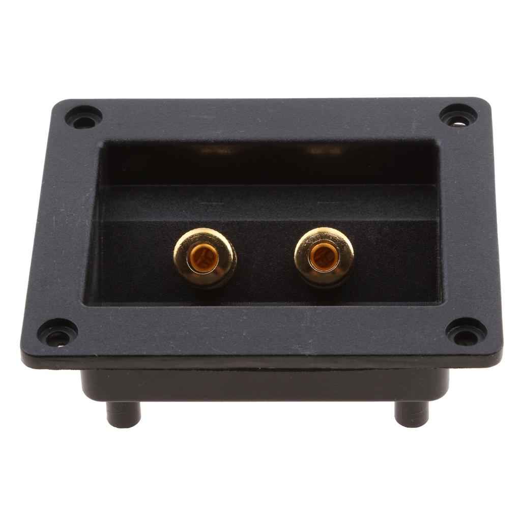 Car Stereo 2Way Speaker Box Terminal Square Spring Cup Connectors