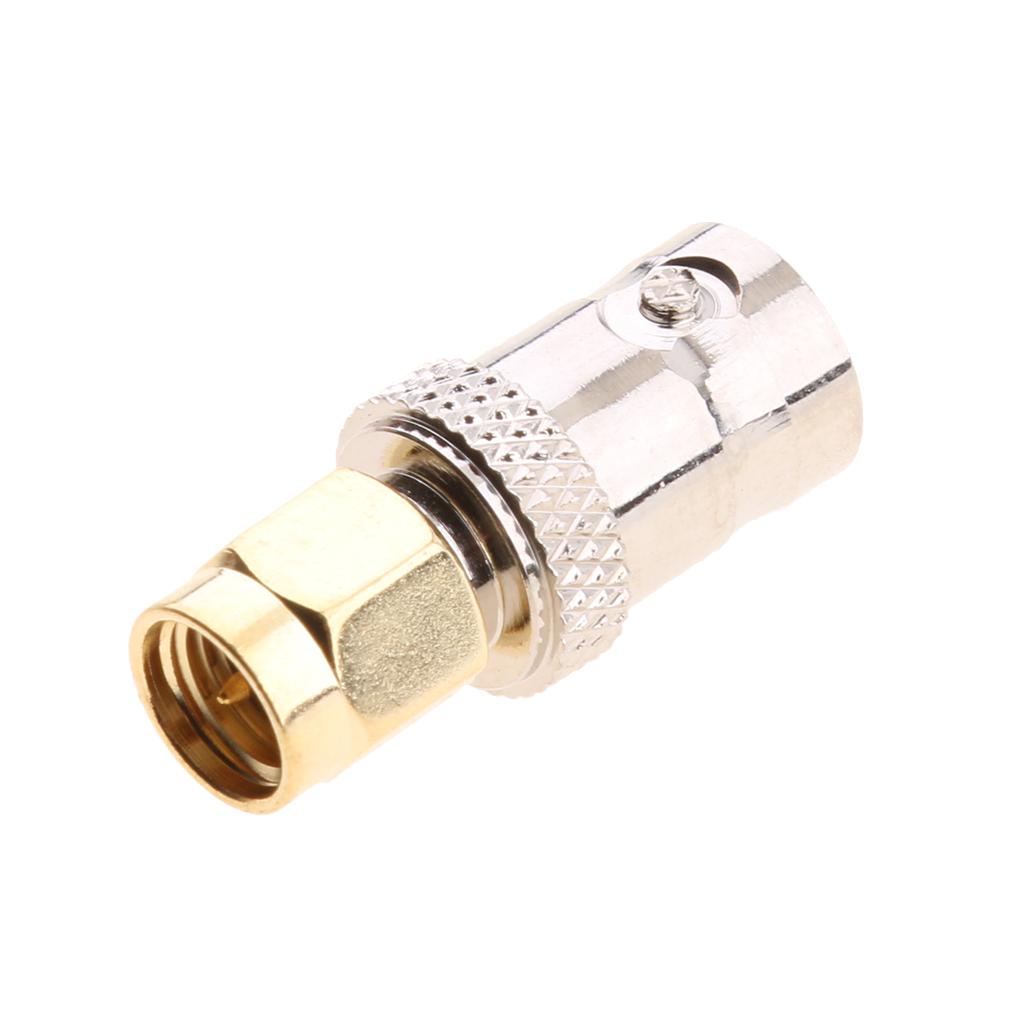 3xSMA Male to BNC Female Plug RF Connetor Adapter