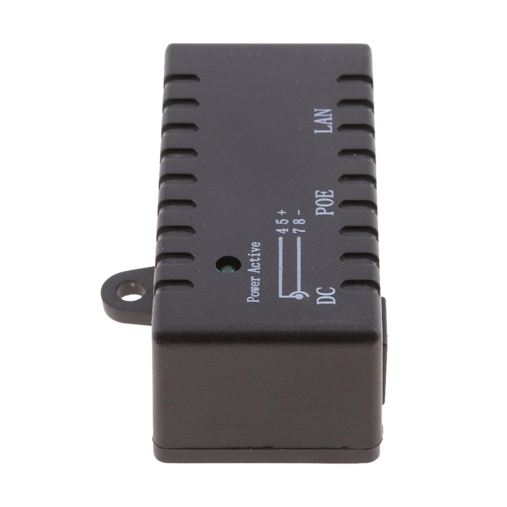 POE LAN Injector Splitter Power Supply Module for AP IP Camera Phone black