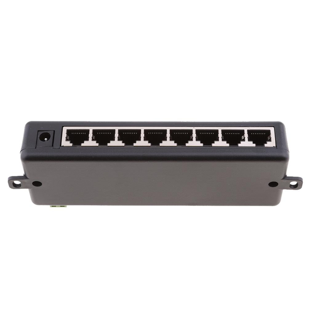 8 LAN POE Ports Module Injector Power Over Ethernet Router for IP Camera