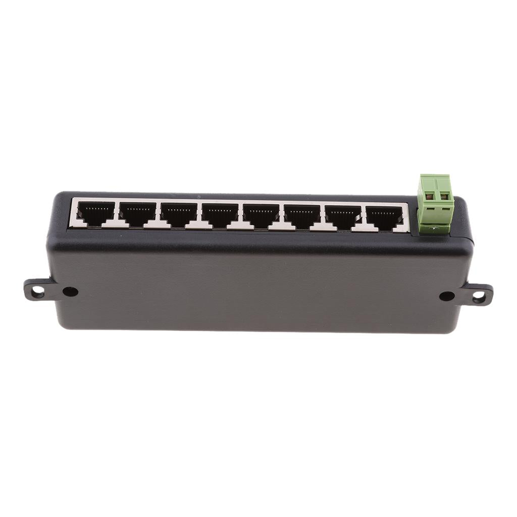 8 LAN POE Ports Module Injector Power Over Ethernet Router for IP Camera