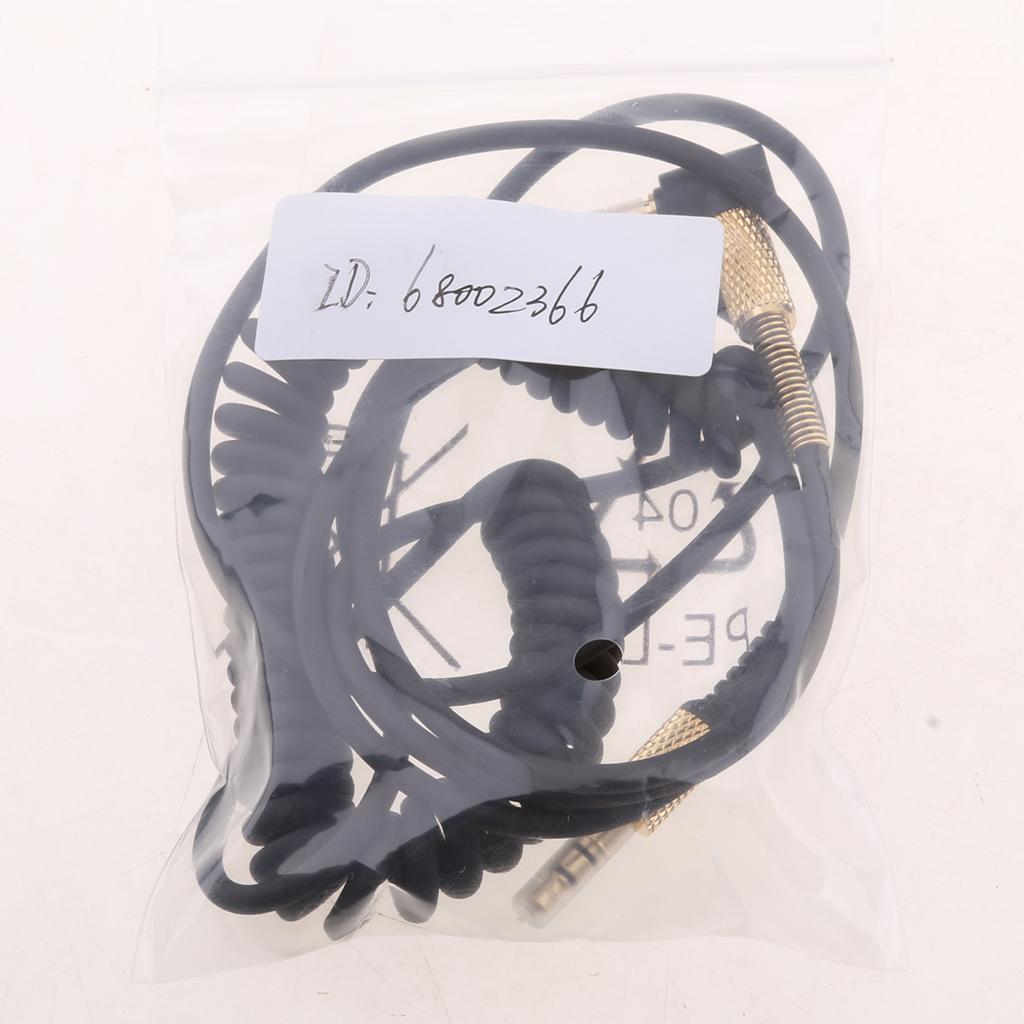 3.5mm Audio AUX Cable with Mic Inline Remote Control Cord Earphone Wire