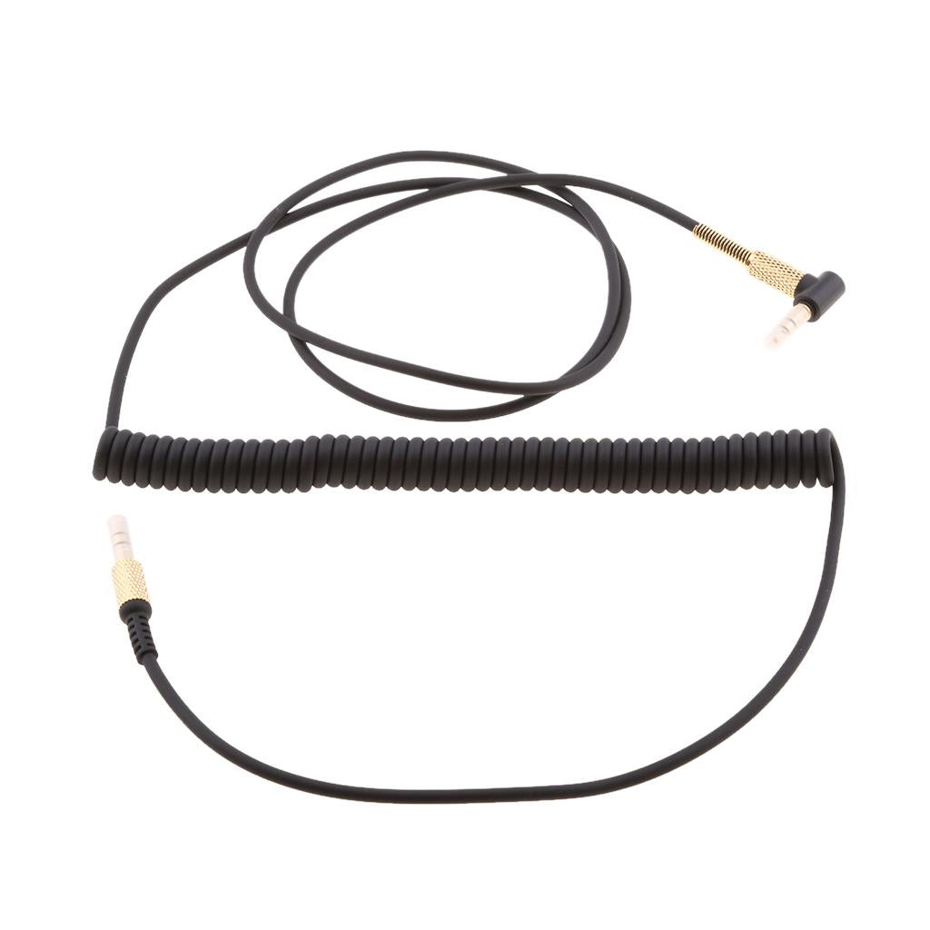 3.5mm Audio AUX Cable with Mic Inline Remote Control Cord Earphone Wire