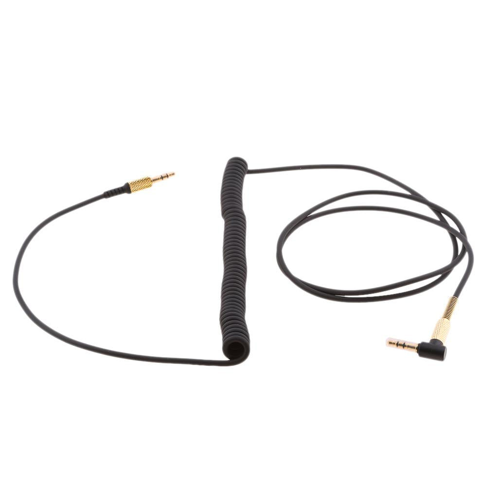 3.5mm Audio AUX Cable with Mic Inline Remote Control Cord Earphone Wire