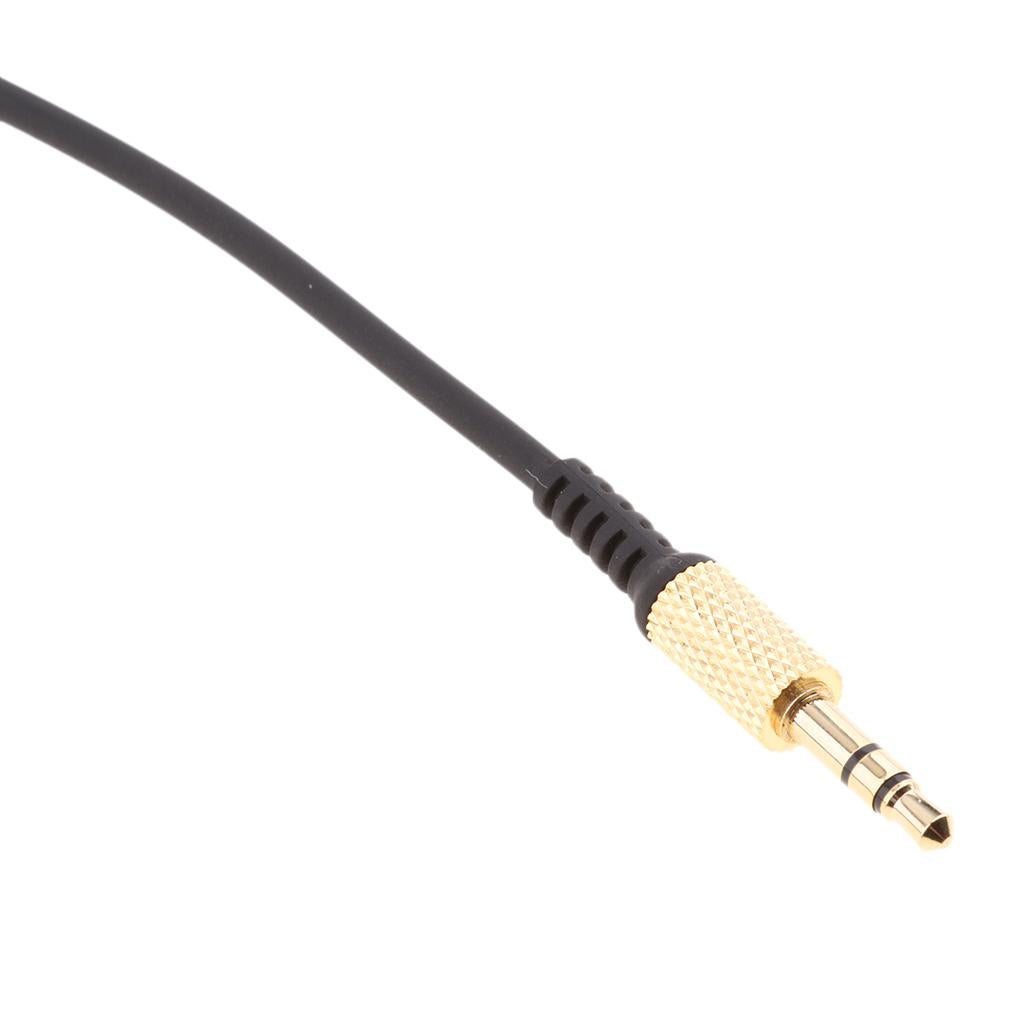 3.5mm Audio AUX Cable with Mic Inline Remote Control Cord Earphone Wire