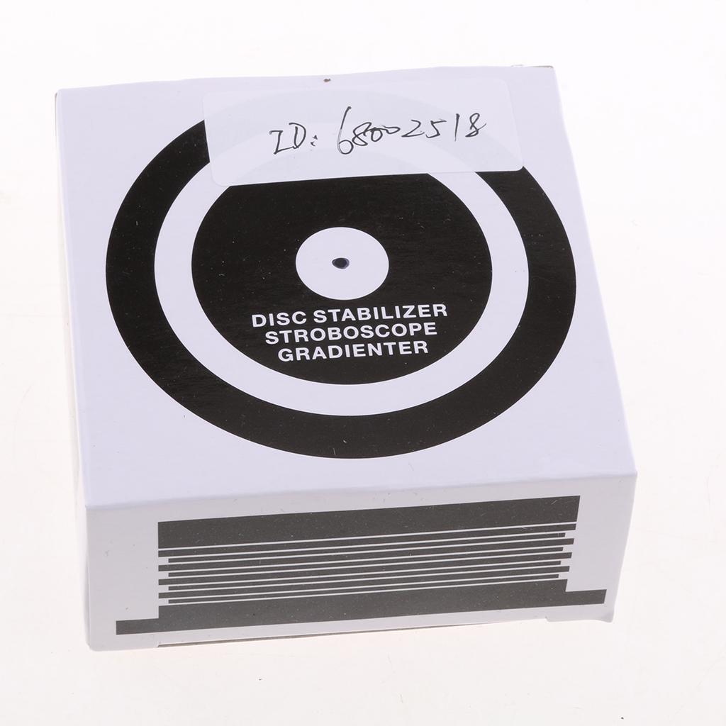 Aluminum Record Weight LP Disc Stabilizer Turntable Vinyl Clamp Black