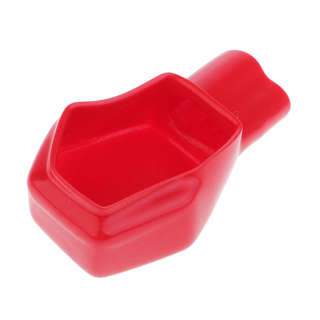 Dust Cover 2 PCS PVC Car Battery Terminal Covers Insulating Cap Protector