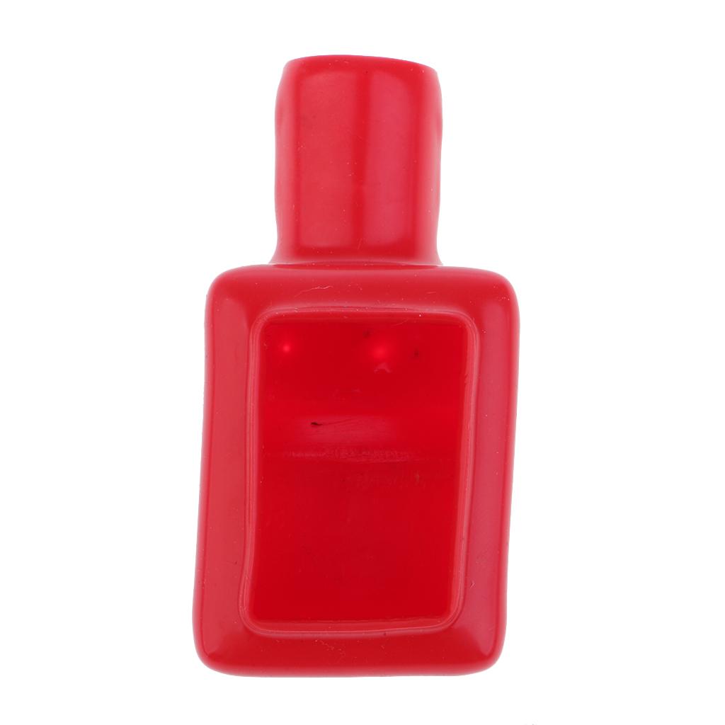 1Pair Car Battery Terminal Insulation Protector Sleeve Covers Black and Red