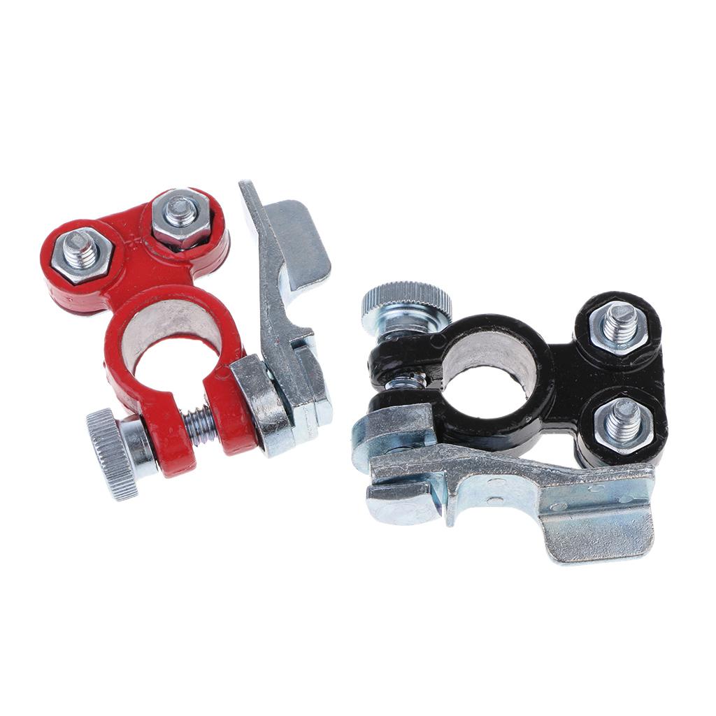 Professional Battery Cable Terminal Clip Adjustable Quick Release 1Pair