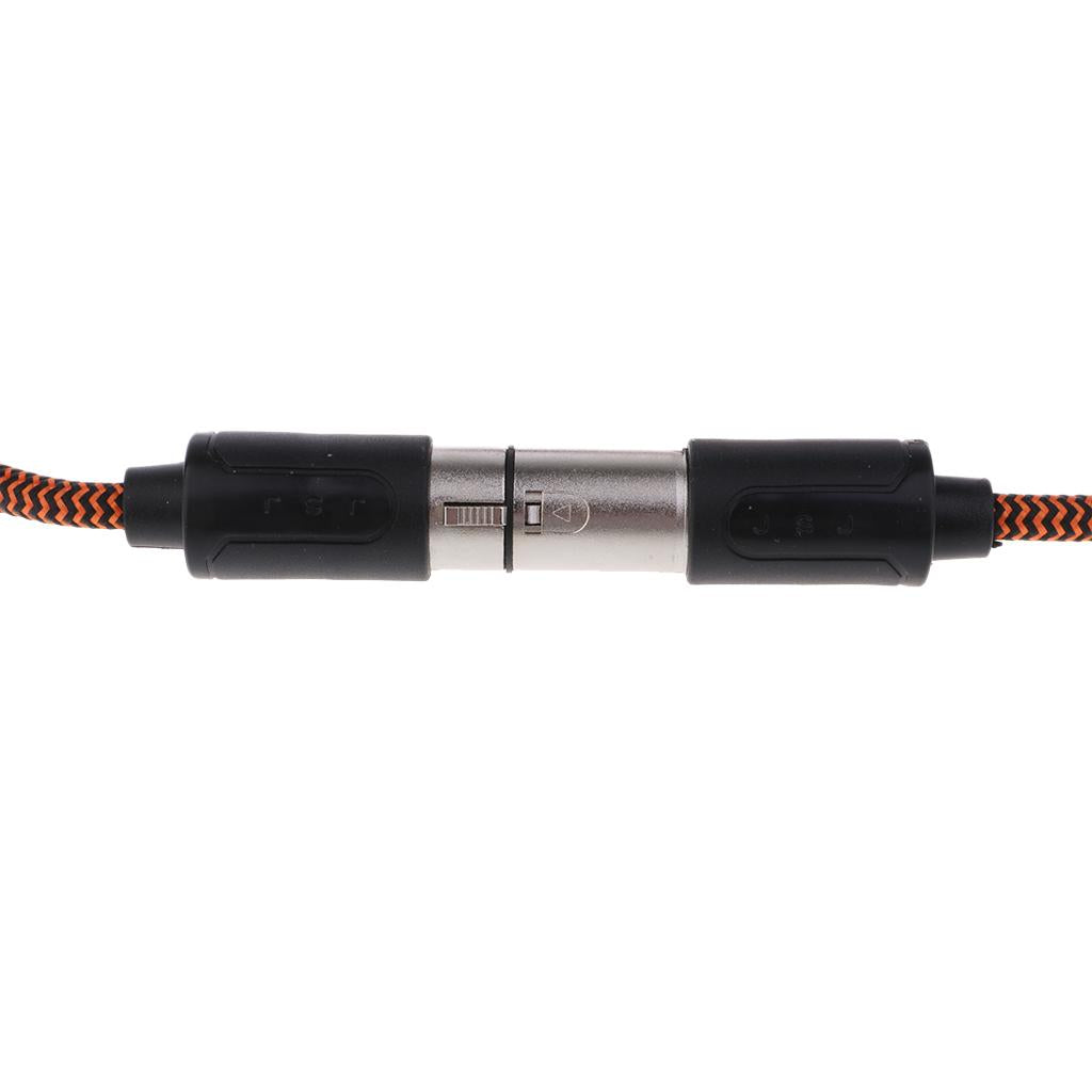 XLR Male to Female Microphone Cable 3meter orange