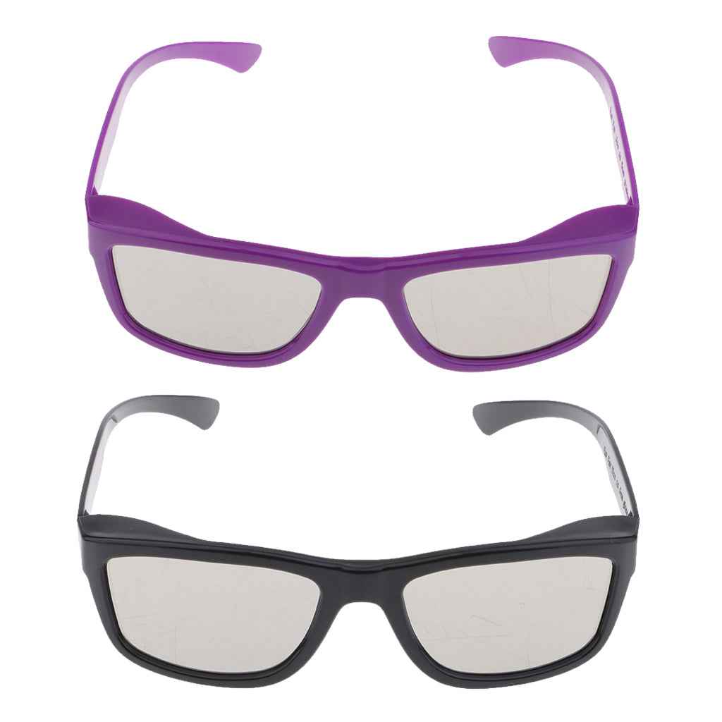 5x Passive 3D glasses, for LG, Panasonic, Vizio and all Passive 3D TVs & RealD 3D Cinema glasses Black