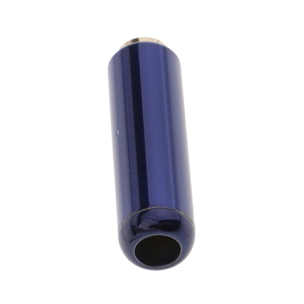 3.5mm 1/8 TRRS 4 Pole Female Plug A/V Solder Connector Blue"