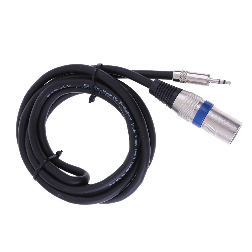 3.5mm(1/8 Inch)TRS Male to XLR Male Balanced Interconnect Audio Cable 6.5Ft