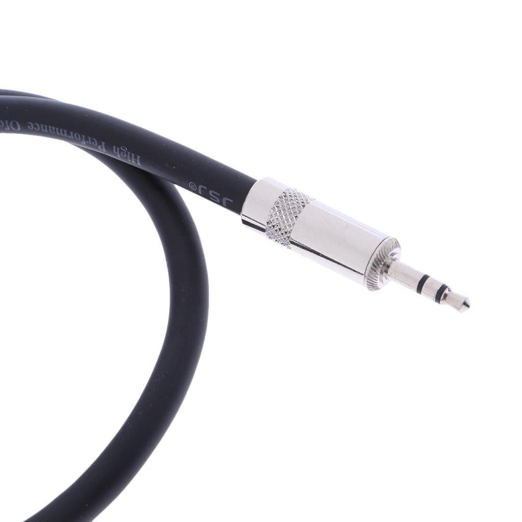 Unbalanced XLR Female to 3.5mm Microphone Cable AUX Cord Audio Cable 200cm