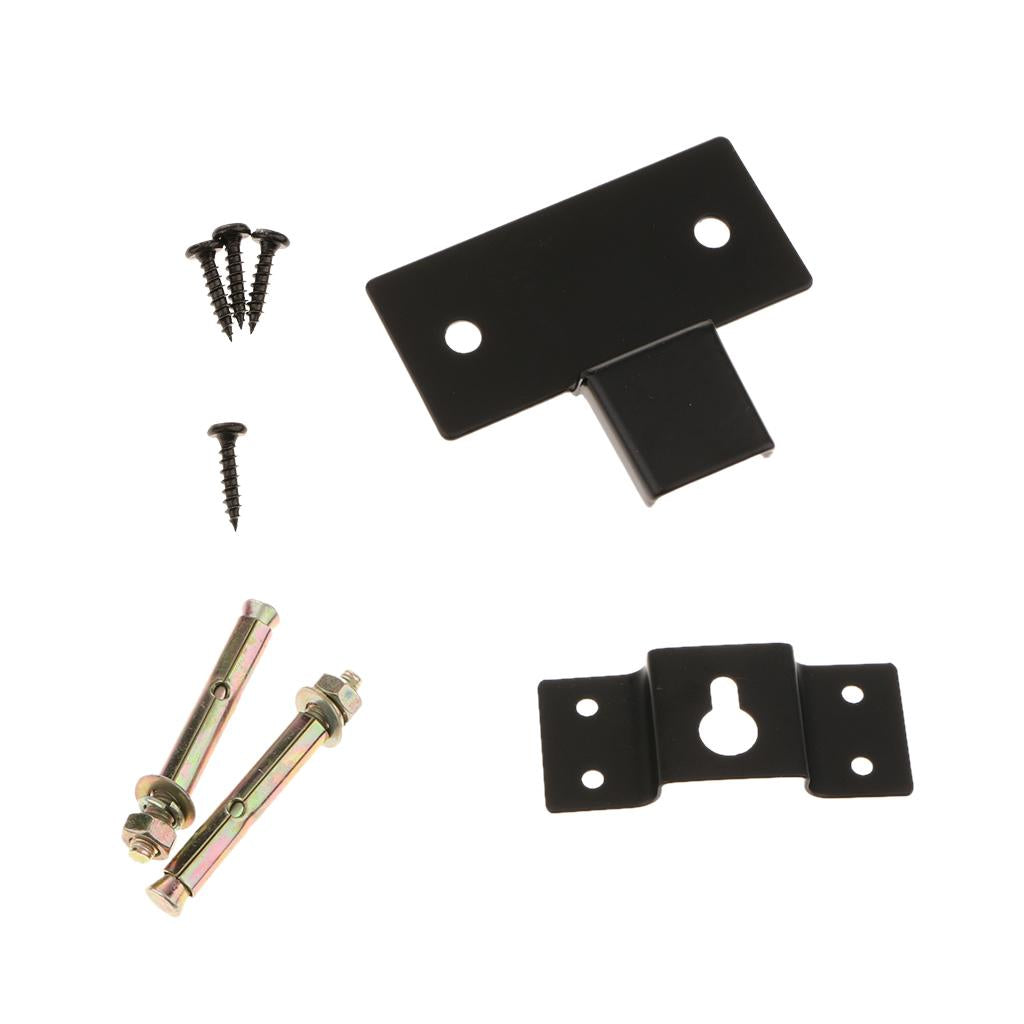 DIY Audio Sound Box Speaker Wall Mount Iron Hook Hanger Plate