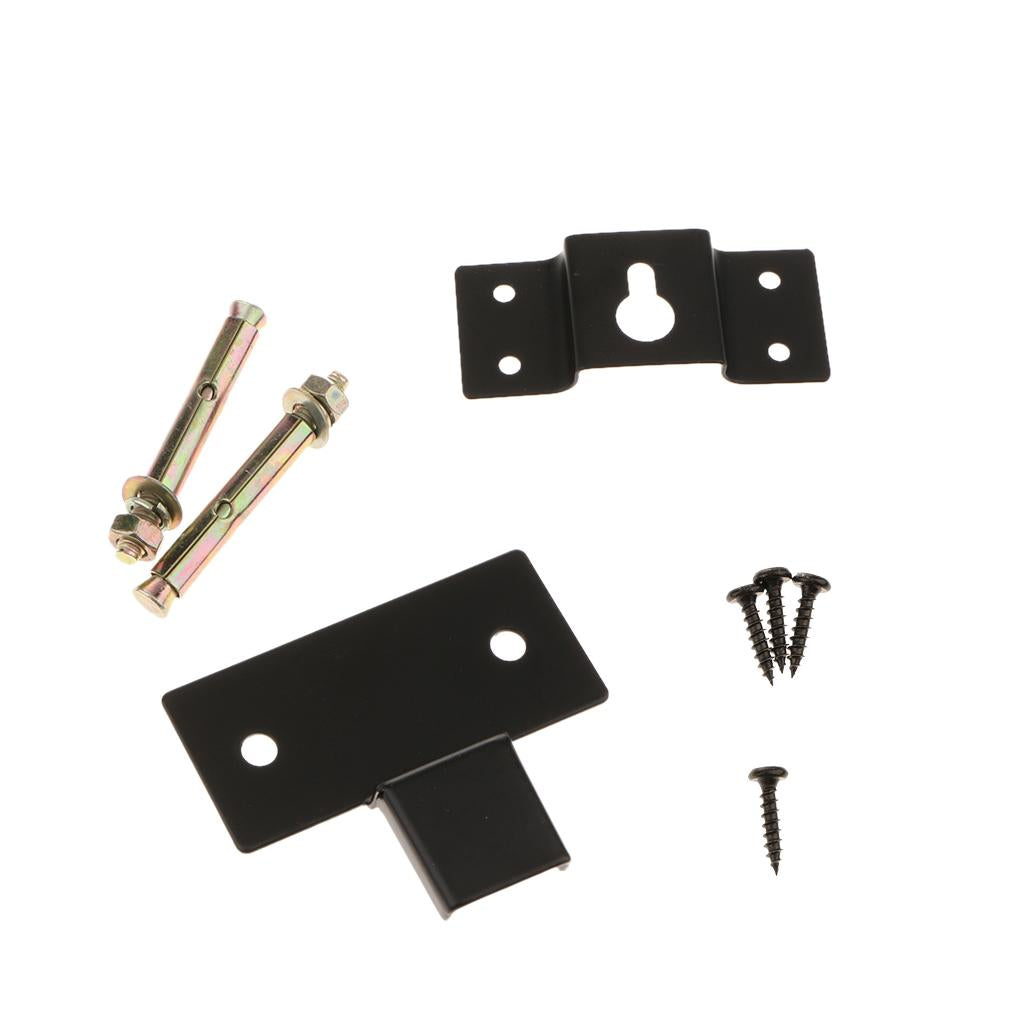 DIY Audio Sound Box Speaker Wall Mount Iron Hook Hanger Plate