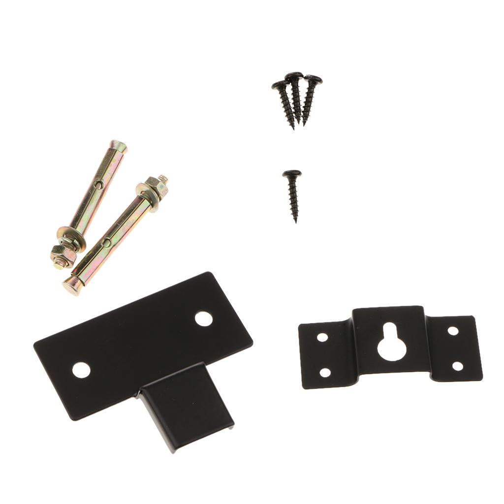 DIY Audio Sound Box Speaker Wall Mount Iron Hook Hanger Plate