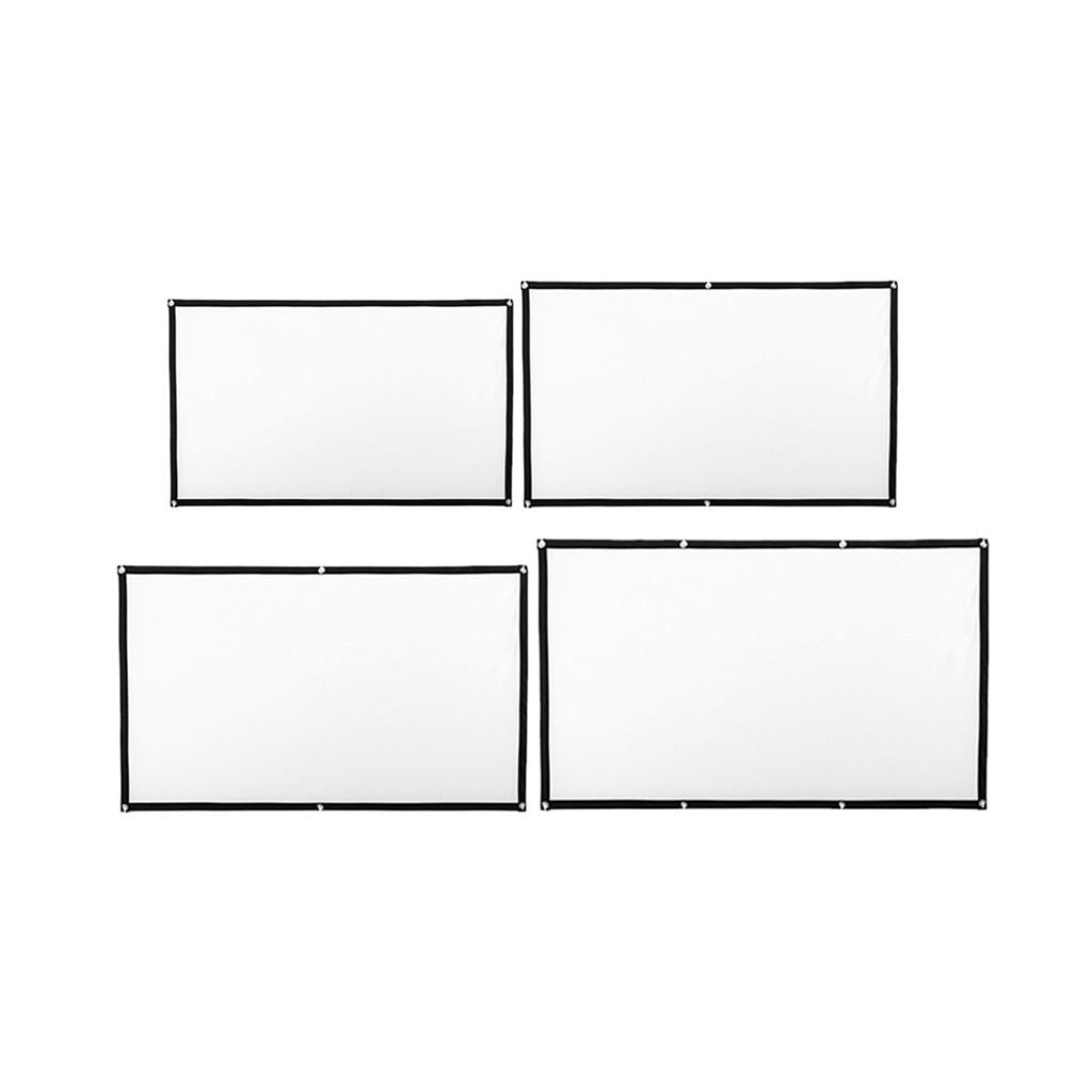 16:9 Polyester Spandex Soft Projection Screen HD Home Cinema Outdoor 120inch