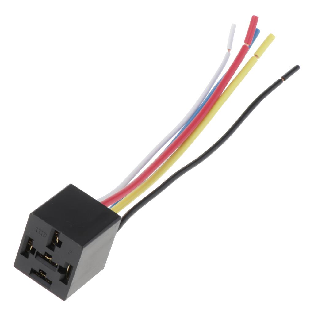 12V 80A Car Relay Socket Harness Automotive Relay Harness for HG4185C YH185C