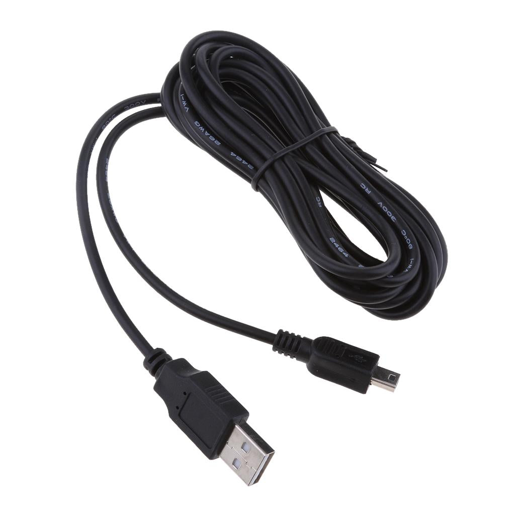 5x5V 2A Mini USB Charger Cable Direct Head Plug DVR GPS Charging Cable