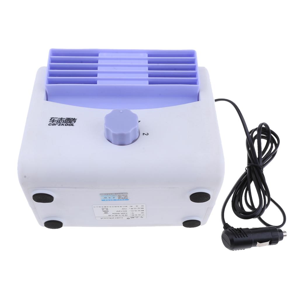 Mini Automobile Mute Vaneless Cooling Fan Speed Turbofan for 12V/24V Car 12V