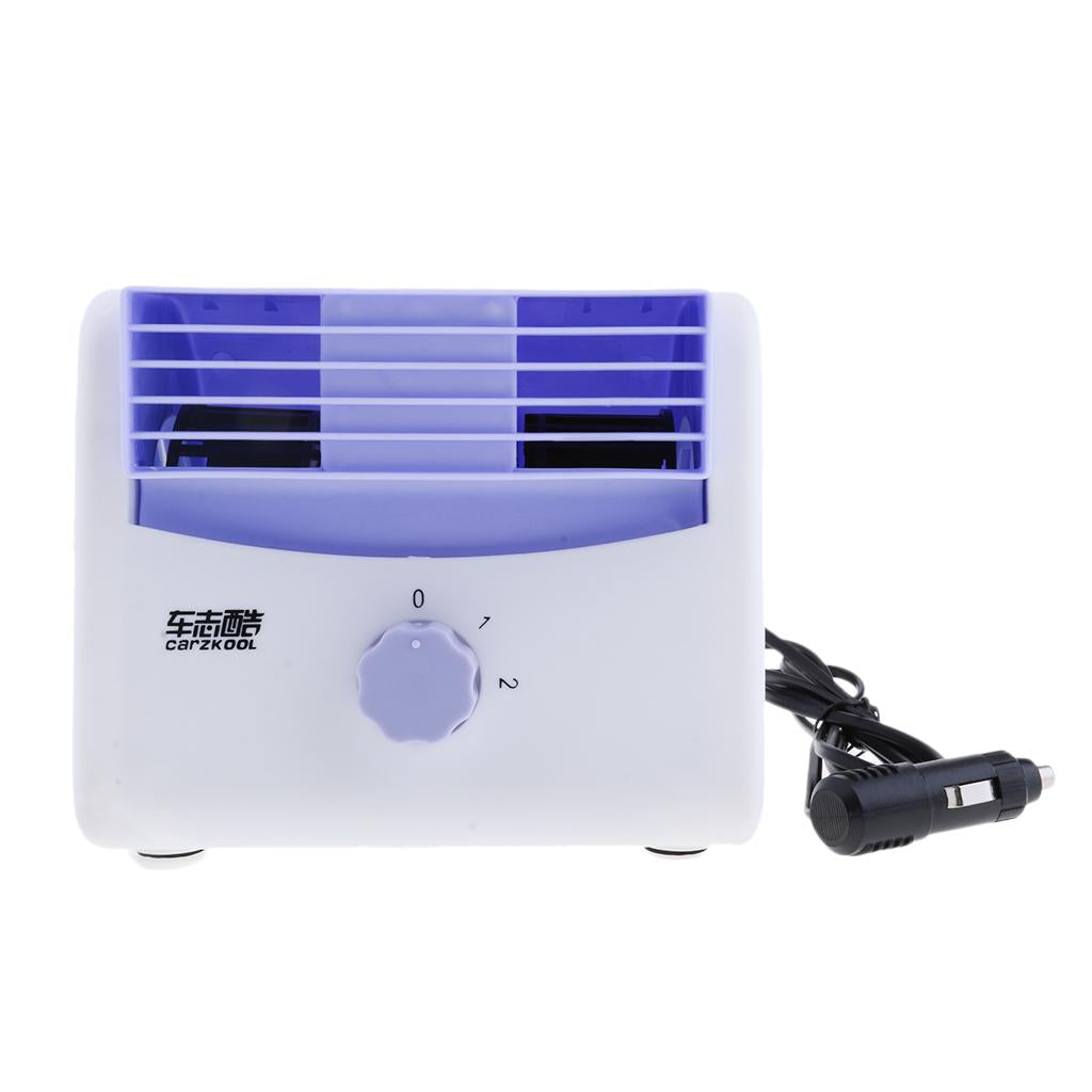 Mini Automobile Mute Vaneless Cooling Fan Speed Turbofan for 12V/24V Car 24V