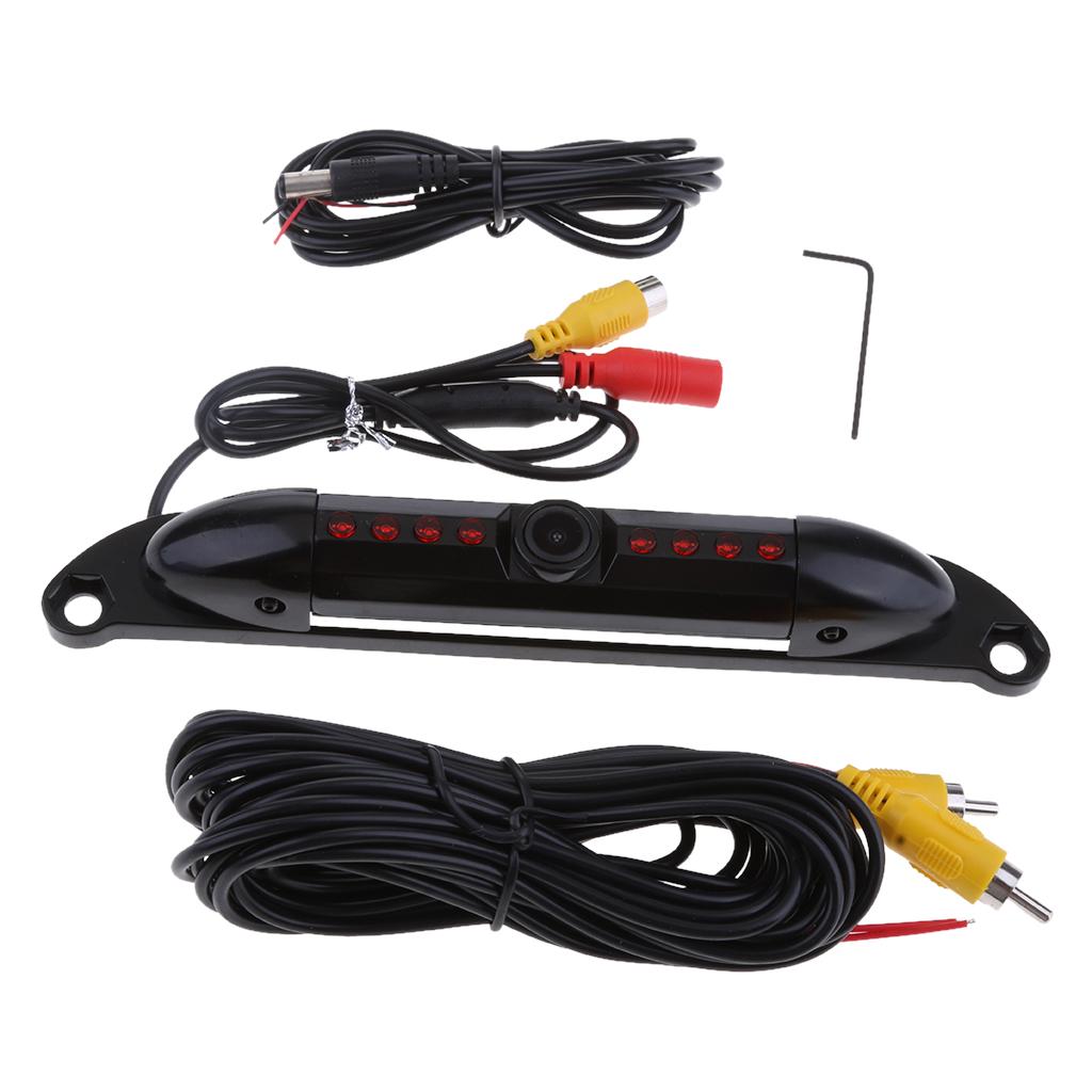 License Plate Frame Backup Camera Night Vision Rearview Camera Black