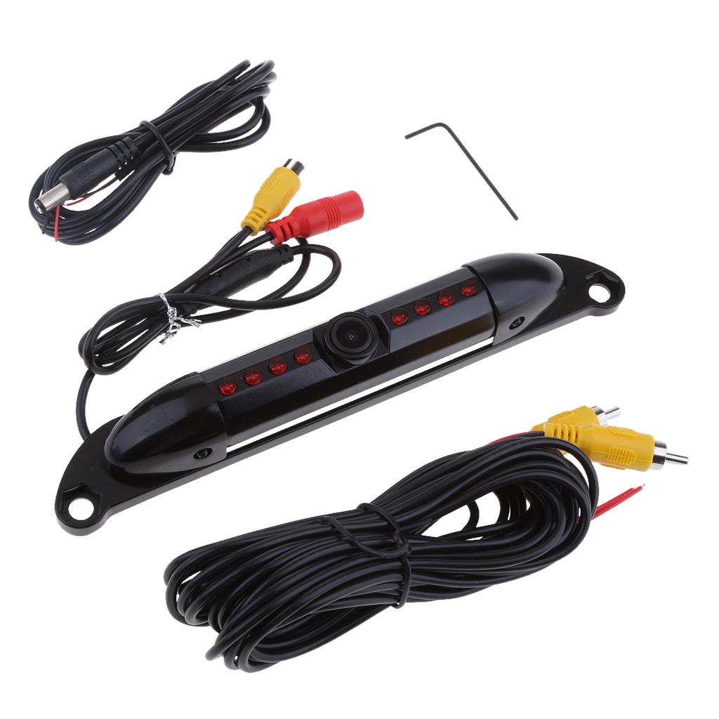 License Plate Frame Backup Camera Night Vision Rearview Camera Black