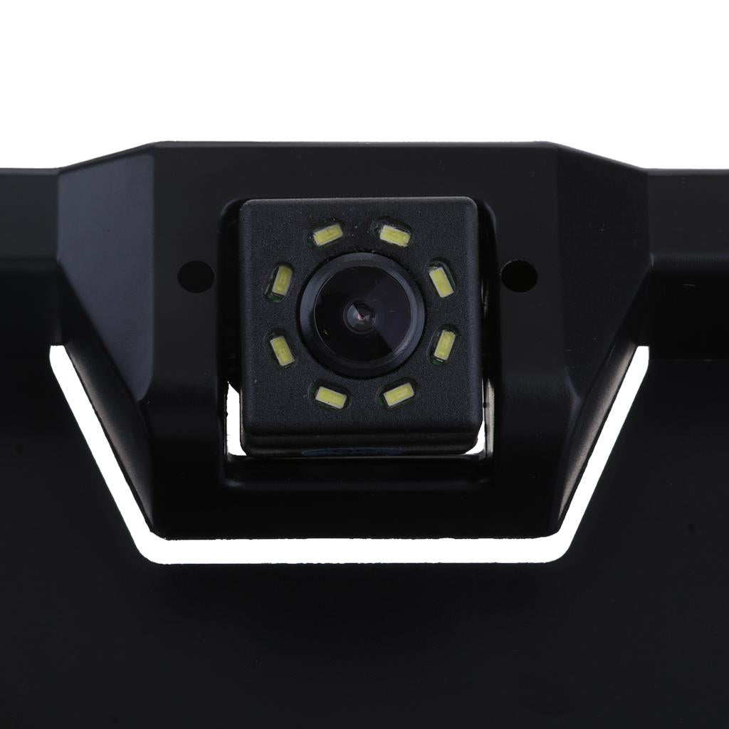 170 Degrees EU License Frame Backup Camera Rearview Camera Night Vision 8LED