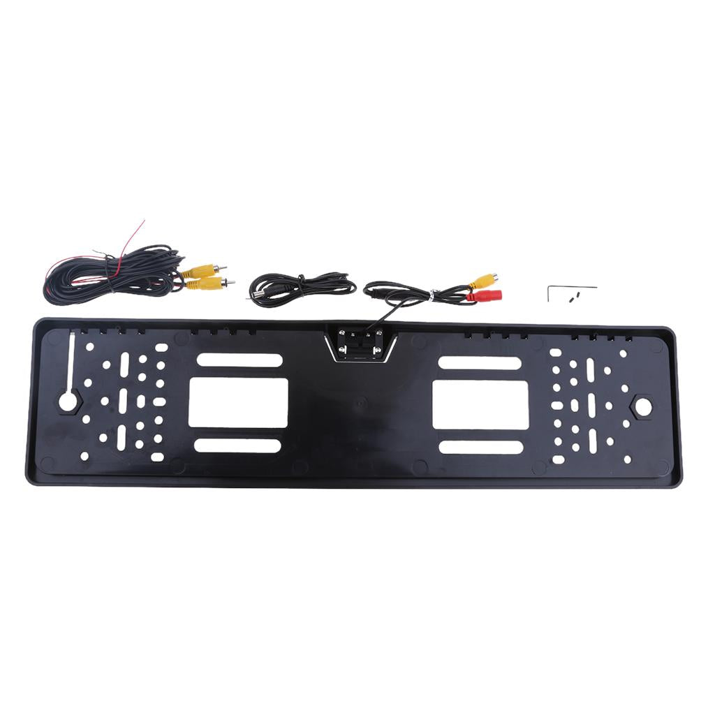 170 Degrees EU License Frame Backup Camera Rearview Camera Night Vision 8LED