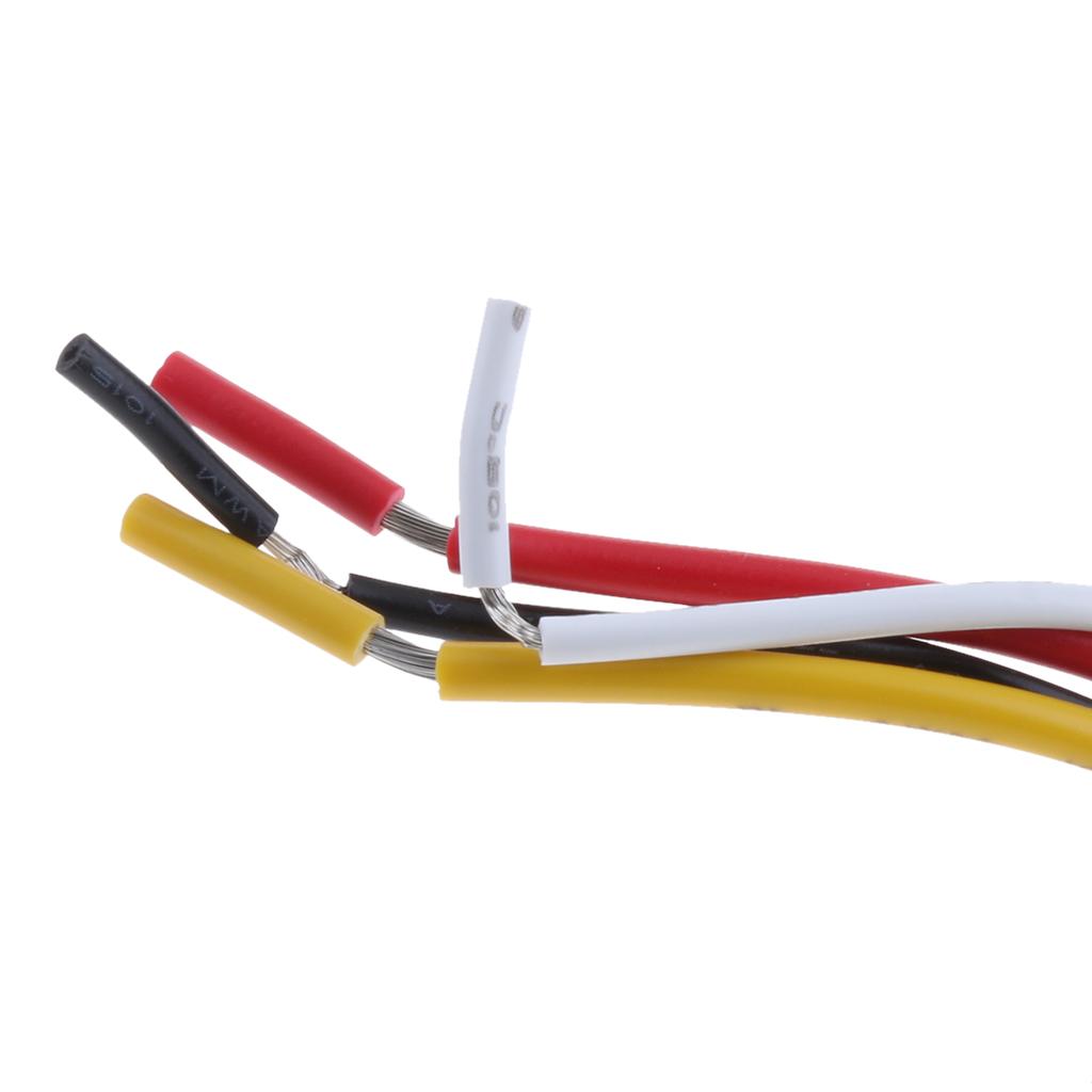 Waterproof 12/24V 40 Amp Auto Relay Socket Normally Open 4 Pin Wire Harness