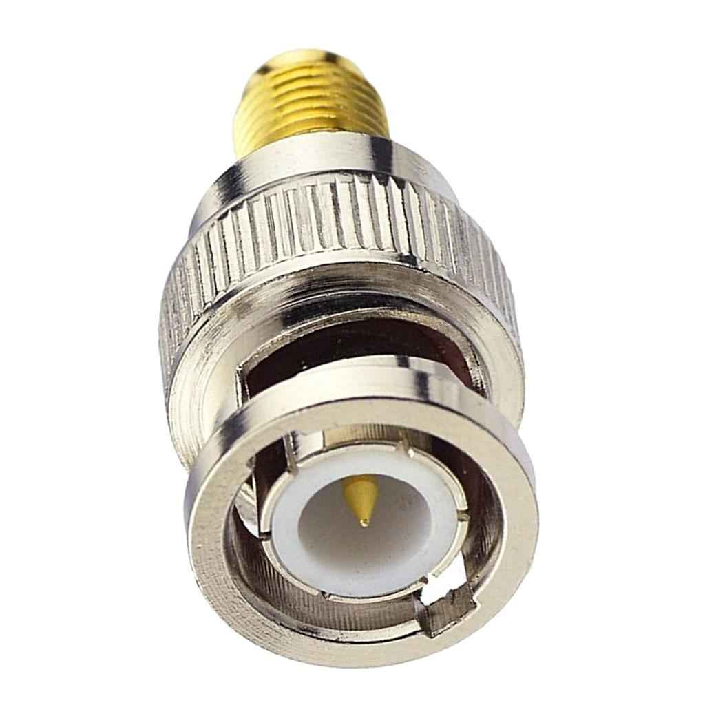 SMA Female to BNC Male RF Coax Coaxial Adapter Converter Connector Jack Plug