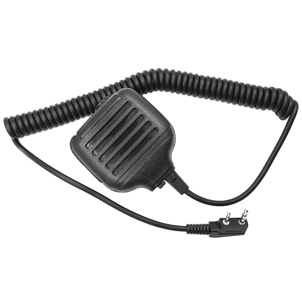 2pin Heavy Duty Shoulder Remote Speaker Mic Microphone PTT For Kenwood Radio