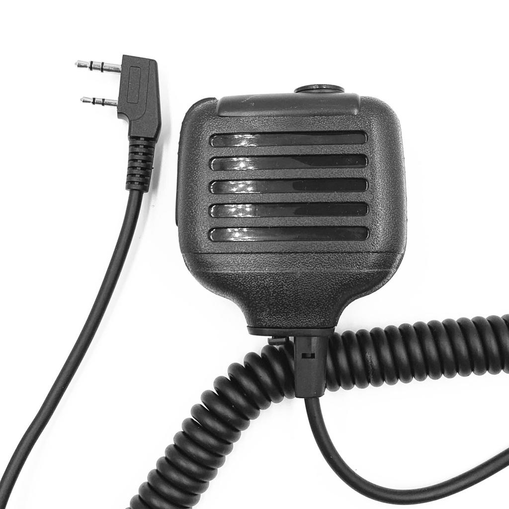 2pin Heavy Duty Shoulder Remote Speaker Mic Microphone PTT For Kenwood Radio
