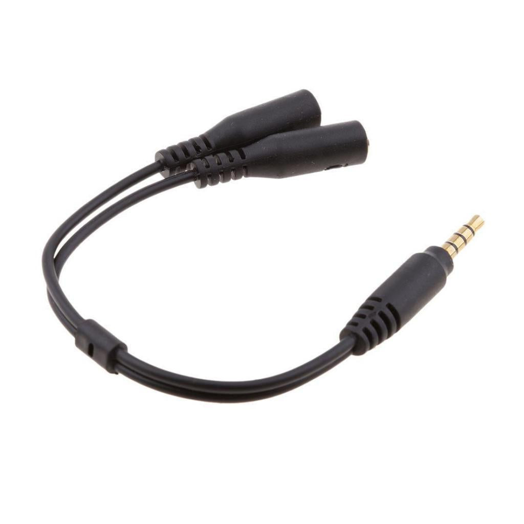 4x2.5mm Male to 3.5mm Female Adapter and 3.5mm Splitter Mic And Audio Cables