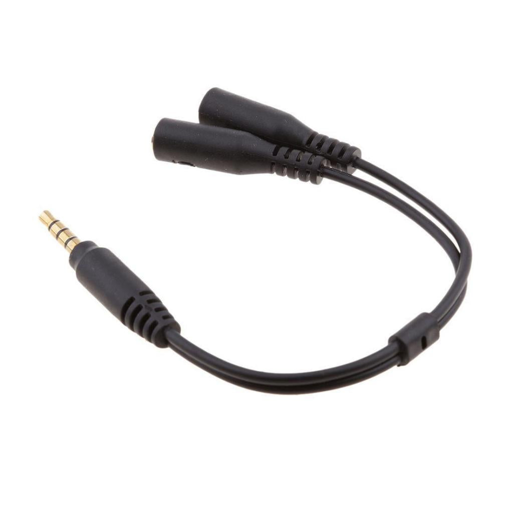 4x2.5mm Male to 3.5mm Female Adapter and 3.5mm Splitter Mic And Audio Cables