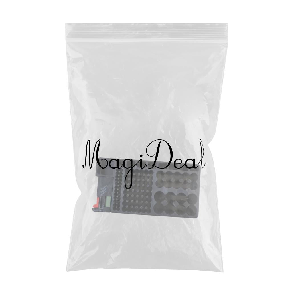Battery Organizer and Tester Removable 110Pieces for AAA/AA/9V/C/D Batteries