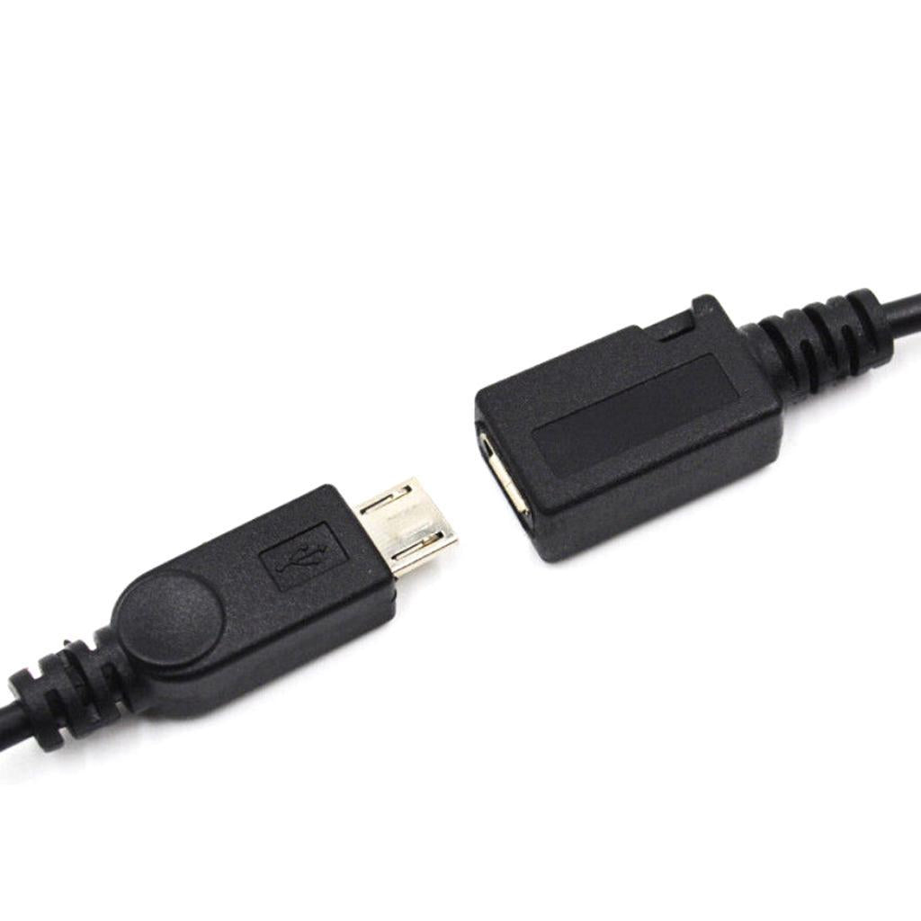 3xMicro USB Male to USB Female Host OTG Cable + Micro USB Adapter Y Splitter