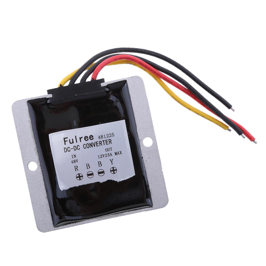 Waterproof DC/DC Converte 48V (20-60V) to 12V/25A Power Module