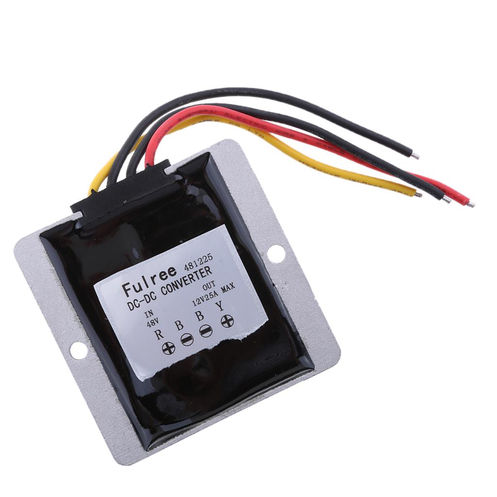 Waterproof DC/DC Converte 48V (20-60V) to 12V/25A Power Module