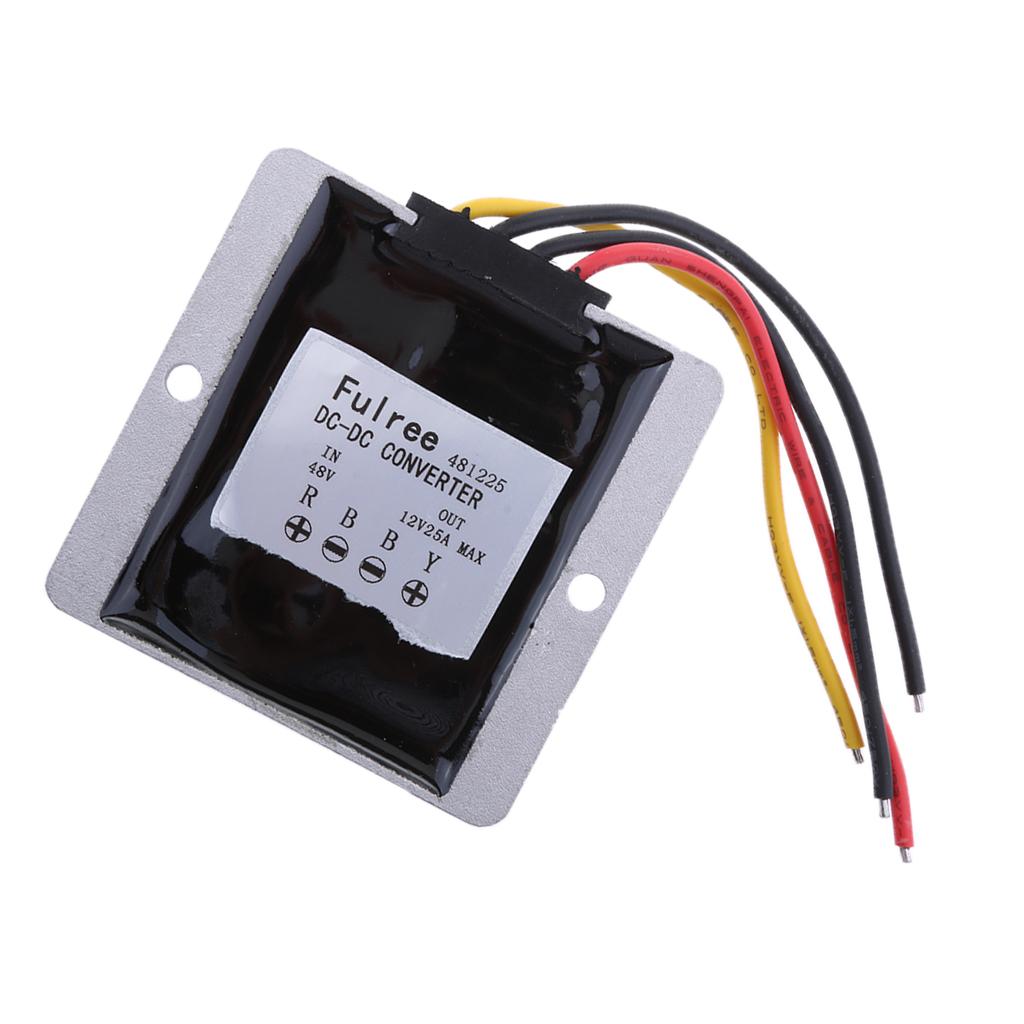 Waterproof DC/DC Converte 48V (20-60V) to 12V/25A Power Module