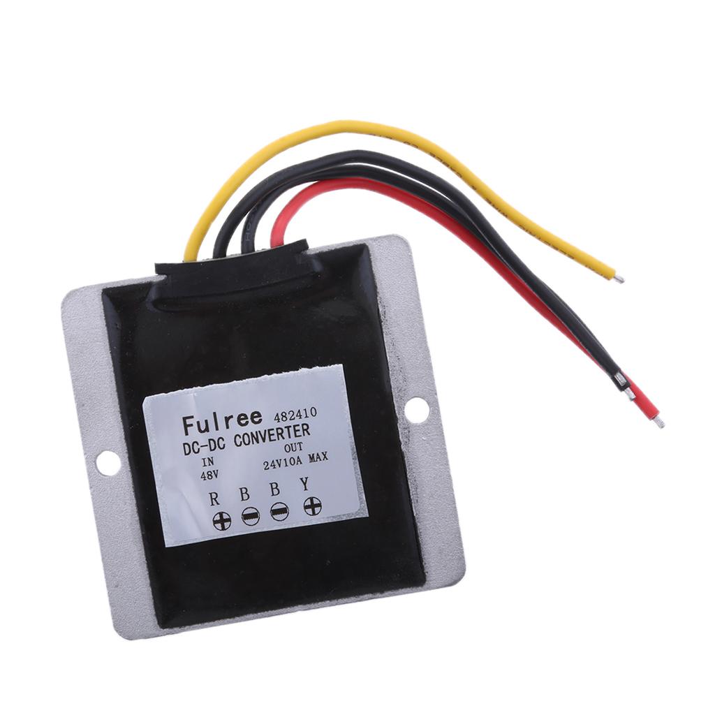 Waterproof DC/DC Converte 48V (30-60V) to 24V/10A Power Module