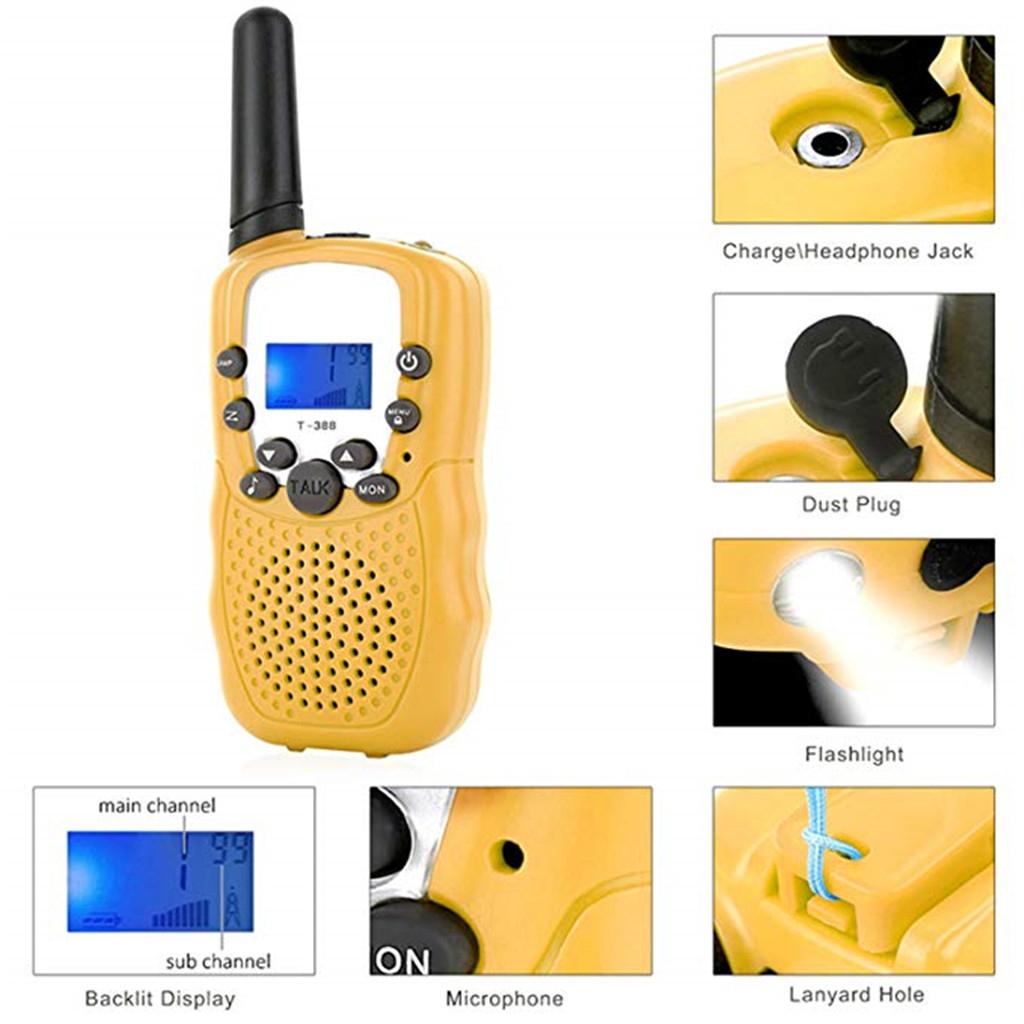 Walkie Talkies Radio Adults Kids''Vox Box''Voice Activated Walkie Talkie EU