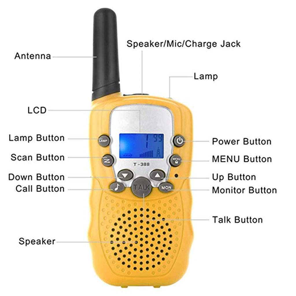 Walkie Talkies Radio Adults Kids''Vox Box''Voice Activated Walkie Talkie EU