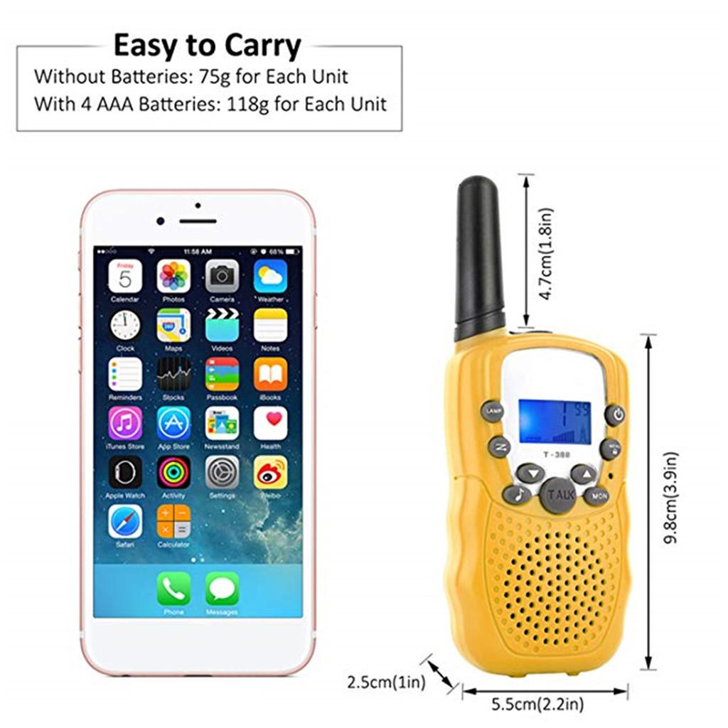 Walkie Talkies Radio Adults Kids''Vox Box''Voice Activated Walkie Talkie EU