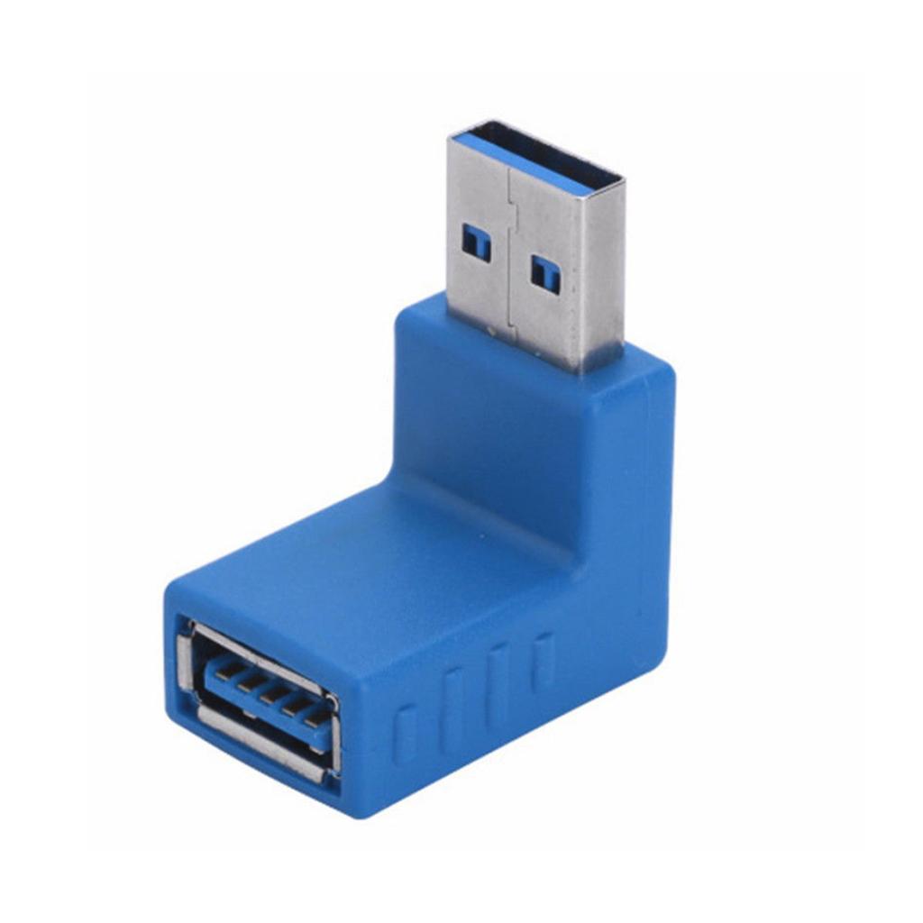 USB 3.0 A Male to Female Extension Cable 90Degree Right Angle Adaptor Plug