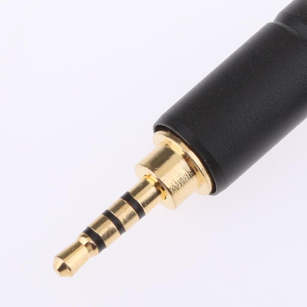 2.5mm 4 Pole Stereo Male Repair Headphone Jack Plug Metal Audio Soldering